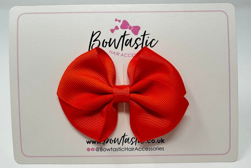 3 Inch Flat Bow - Autumn Orange