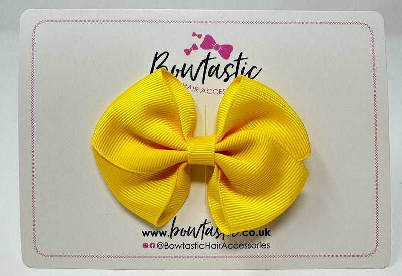 3 Inch Flat Bow - Daffodil