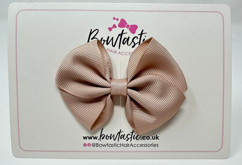 3 Inch Flat Bow - Vanilla