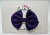3 Inch Flat Bow - Plum