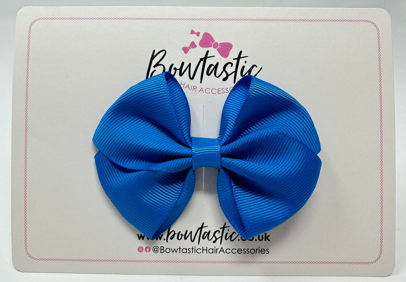 3 Inch Flat Bow - Aegean Blue