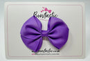 3 Inch Flat Bow - Grape