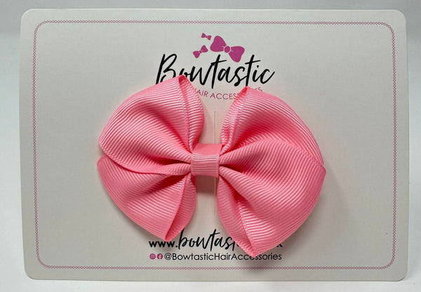 3 Inch Flat Bow - Pink