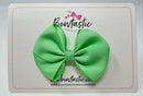 3 Inch Flat Bow - Mint Green