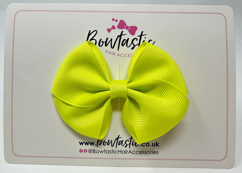 3 Inch Flat Bow - Pineapple