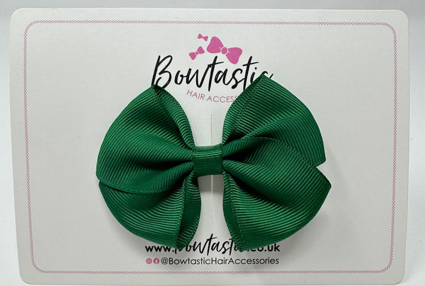 3 Inch Flat Bow - Forest Green