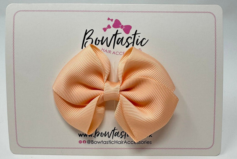 3 Inch Flat Bow - Petal Peach