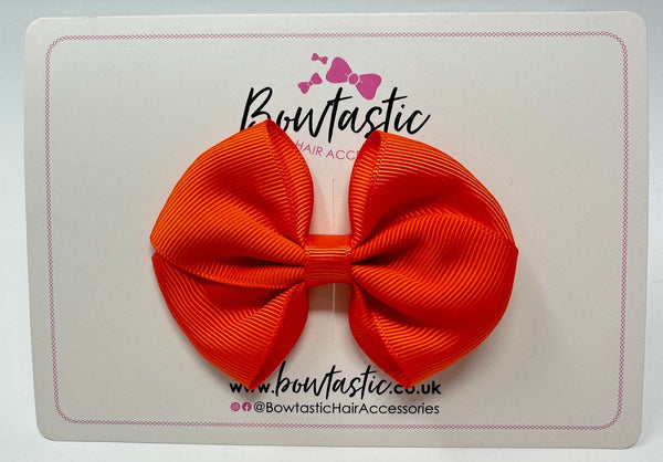 3 Inch Flat Bow - Russet Orange