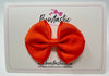 3 Inch Flat Bow - Russet Orange