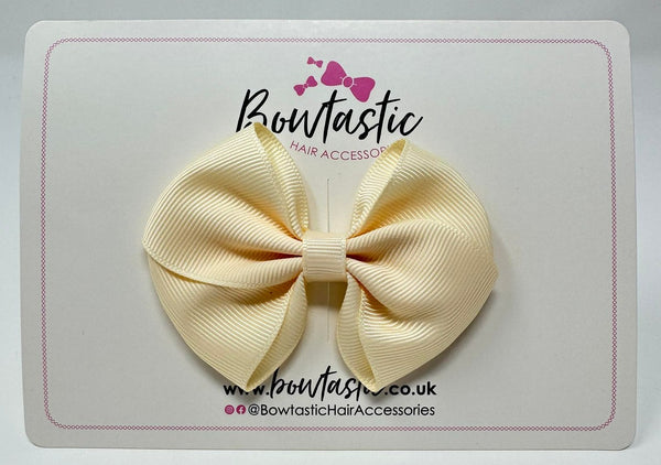 3 Inch Flat Bow - Nude