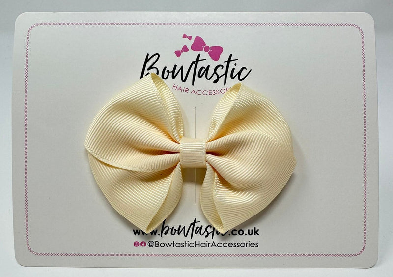 3 Inch Flat Bow - Nude