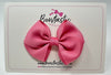 3 Inch Flat Bow - Wild Rose