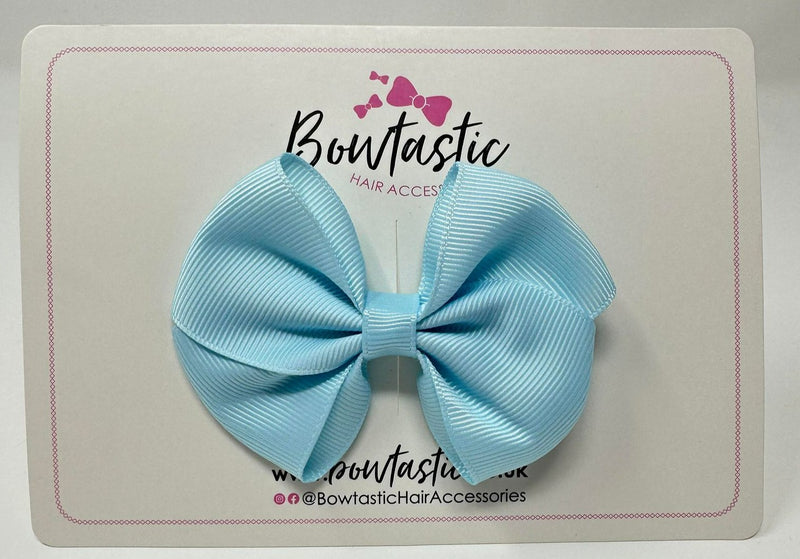 3 Inch Flat Bow - Light Blue