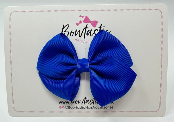 3 Inch Flat Bow - Electric Blue