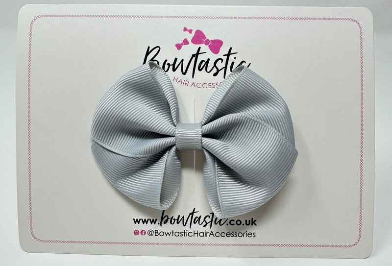 3 Inch Flat Bow - Shell Grey