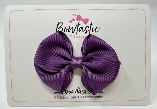 3 Inch Flat Bow - Amethyst