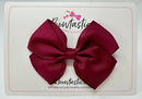 3.5 Inch Flat Bow - Wine
