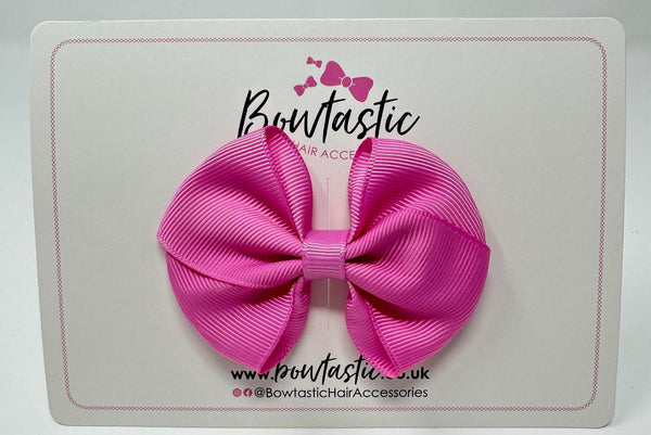3 Inch Flat Bow - Rose Bloom