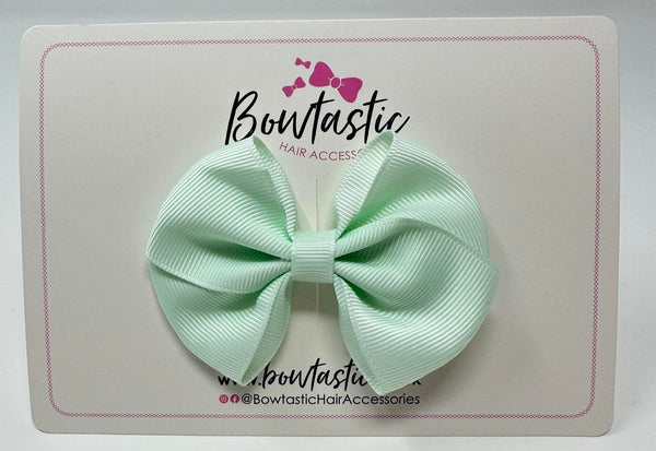 3 Inch Flat Bow - Ice Mint