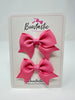 2.5 Inch Tail Bows - Fantasy Rose - 2 Pack