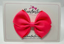 3.5 Inch Flat Bow - Passion Fruit