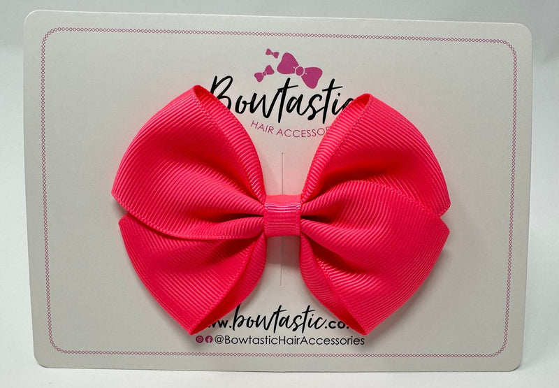 3.5 Inch Flat Bow - Passion Fruit