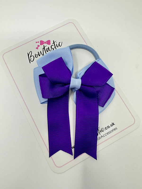 3.5 Inch Tail Bobble - Purple & Bluebell