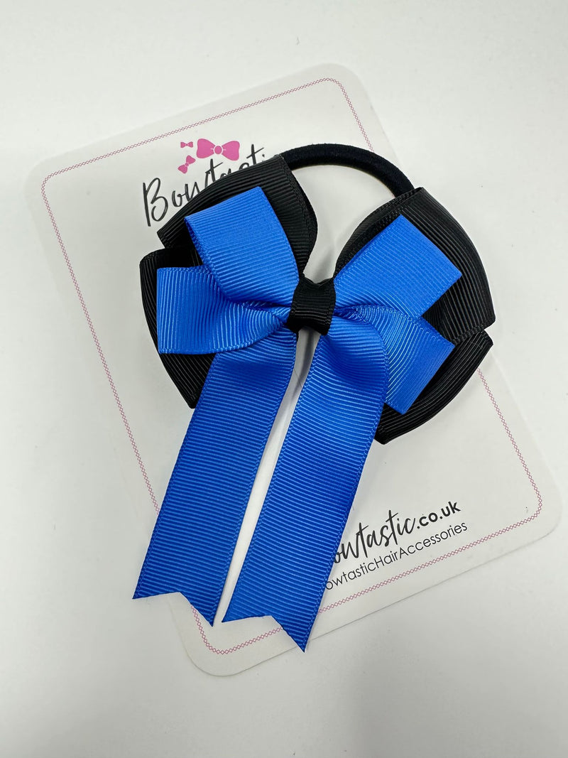 3.5 Inch Tail Bobble - Royal Blue & Black