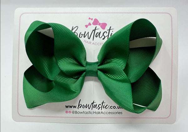 4.5 Inch Bow - Forest Green