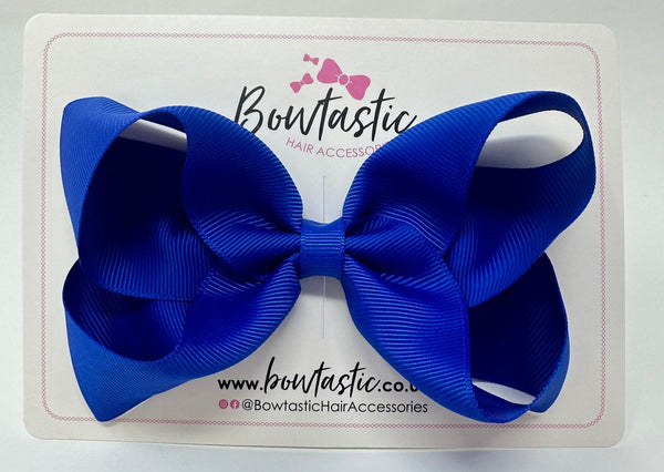 4.5 Inch Bow - Electric Blue