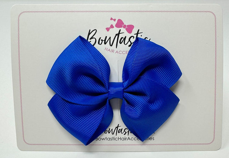 3.5 Inch Flat Bow - Electric Blue