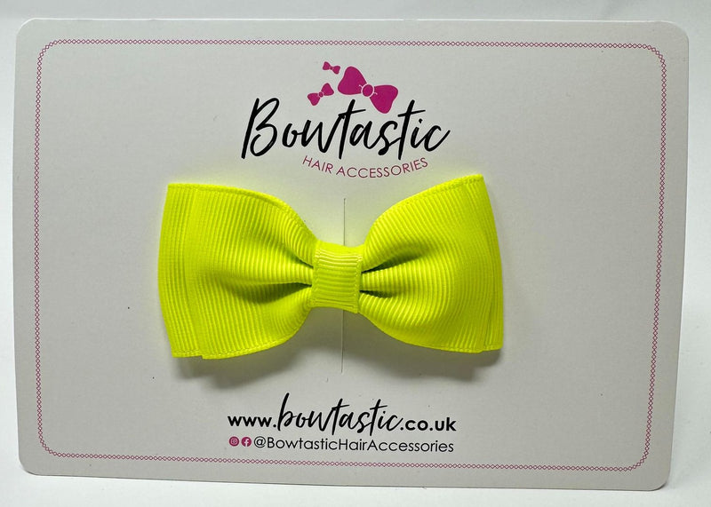 3 Inch Flat Double Bow - Pineapple