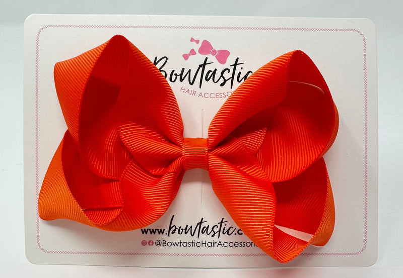 4.5 Inch Bow - Russet Orange