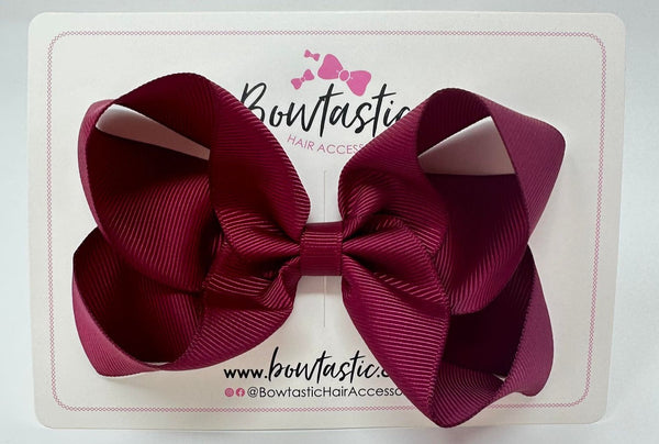4.5 Inch Bow - Wine
