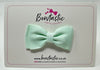 3 Inch Flat Double Bow - Ice Mint