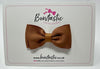 3 Inch Flat Double Bow - Chipmunk