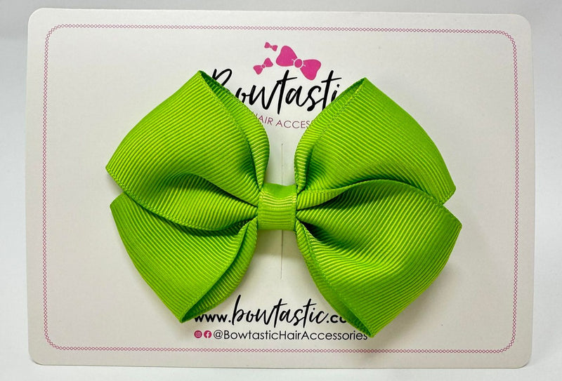 3.5 Inch Flat Bow - Apple Green