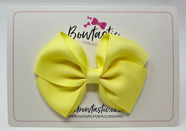 3.5 Inch Flat Bow - Baby Maize