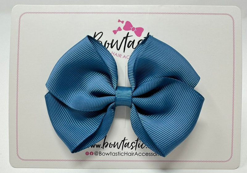 3.5 Inch Flat Bow - Antique Blue