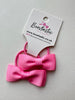 1.75 Inch Bow Thin Elastic - Geranium Pink - 2 Pack