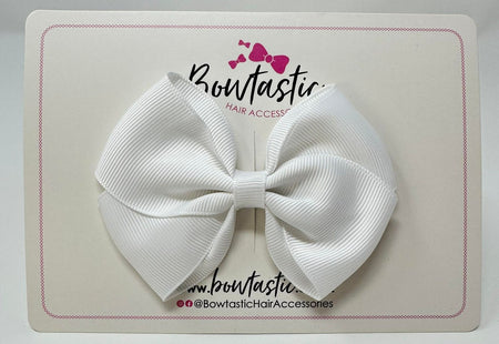 3.5 Inch Flat Bow - White