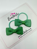 1.75 Inch Bow Thin Elastic - Sage Green - 2 Pack