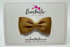 3 Inch Flat Double Bow - Latte