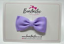 3 Inch Flat Double Bow - Light Orchid