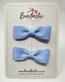 2.75 Inch Flat Bow - Bluebell - 2 Pack
