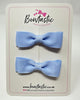 2.75 Inch Flat Bow - Bluebell - 2 Pack