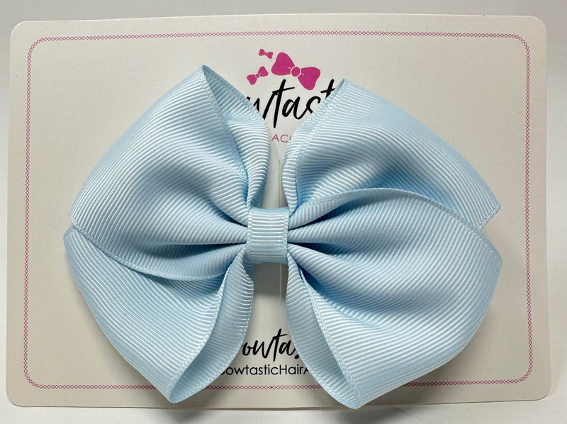 4 Inch Flat Bow - Blue Vapor