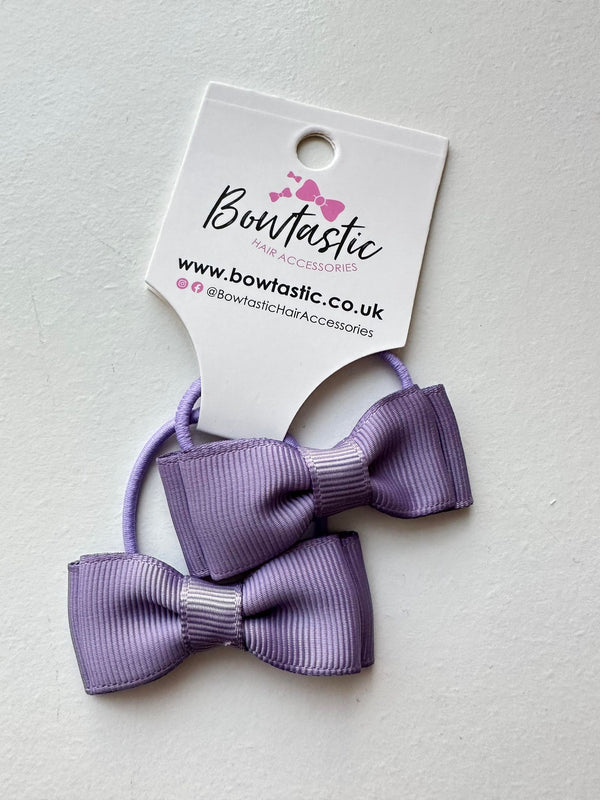 1.75 Inch Bow Thin Elastic - Thistle - 2 Pack