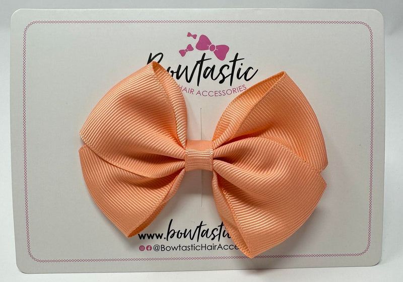 3.5 Inch Flat Bow - Peach