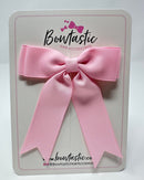 3.5 Inch Tail Bow - Pearl Pink